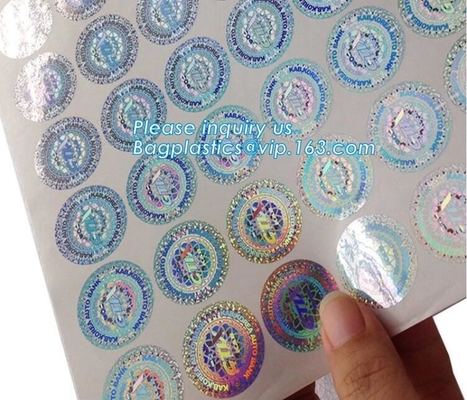 Vinyl Stickers Silver Foil Die Cut Stickers, Paper Sticker, Glosst, Matt, Vanishing, Stamping, Embossing, Spot Uv