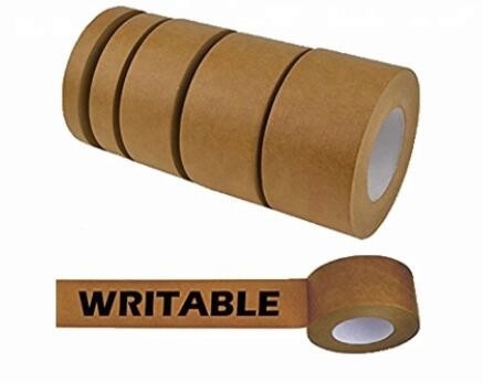 Fiber Reinforced Gummed Kraft Paper Packing Reinforced Brown Tape jointing paper, sealing box, bundling box, bundl