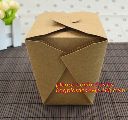 brown kraft cardboard burger box for hamburger food with logo printing, Food Grade Paper box, Lunch box, Bento box, Frie