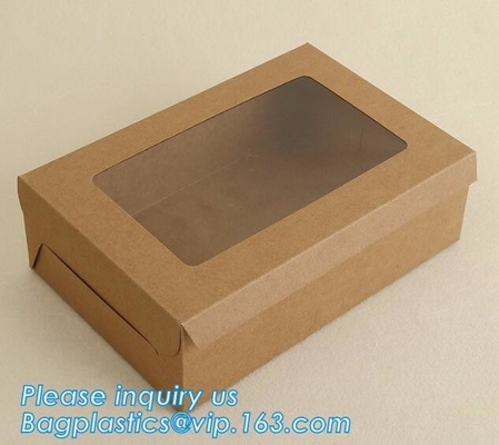 New product printing lunch food packaging box pizza custom kraft paper boxes,kraft paper box disposable paper folding lu