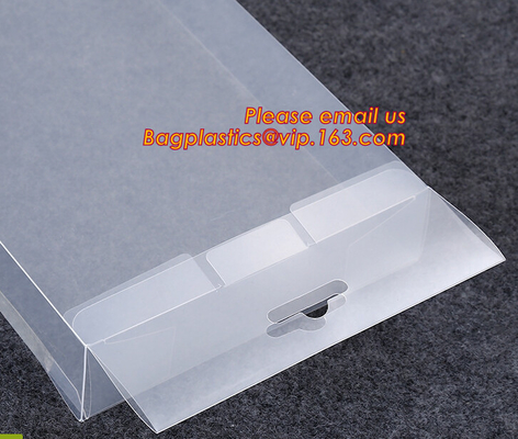 Folding PVC Clear Plastic Box, Custom Design Clear Plastic Box , PVC Packaging Box , Plastic Packaging Box