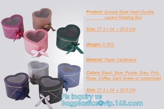 Cardboard Luxury Packaging Box For Flowers With Custom Logo,GIFT SET BOX,KEY CHAIN BOX,HEART FLOWER BOX