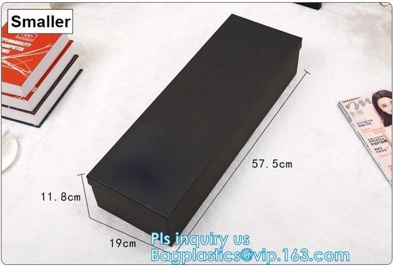 Luxury Paper Packaging Gift Box,Black Wholesale Custom Logo Premium Luxury Cardboard Paper