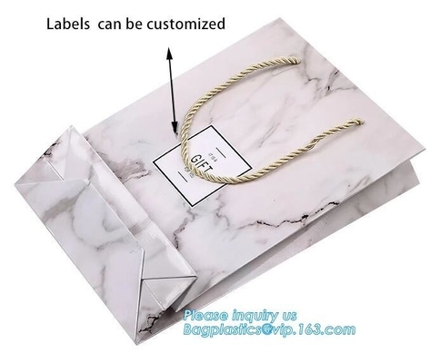 Ribbon Handle, For Gift Wrapping, Christmas Stuffer Thanksgiving Present, Wedding Birthday Party Favor Paper Thank You