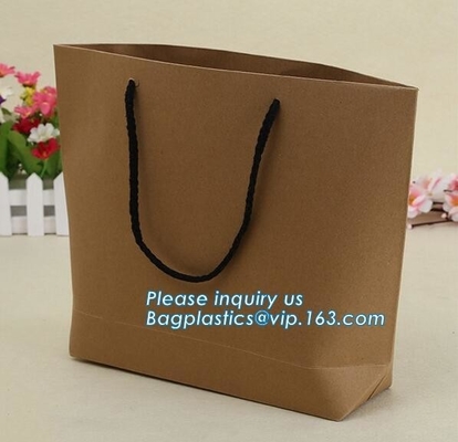 Cheap custom kraft brown paper bag China wholesale,Christmas custom luxury gift food grade bakery Paper cake and bread p