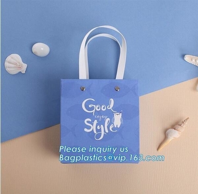 Custom made luxury kraft paper bag in colour/kraft paper bags colorful paper carrier bag/coloured recycled paper packagi