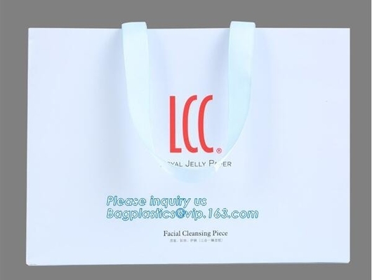 White Carrier Bags with Flat Handles,Wholesale Toy Washable Kraft Craft Paper Storage Bag,printed pink paper shopping gi