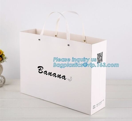 custom christmas carrier kraft paper gift shopping bag,brand dark blue 3D patch coated paper bag for gift toy carrier ba