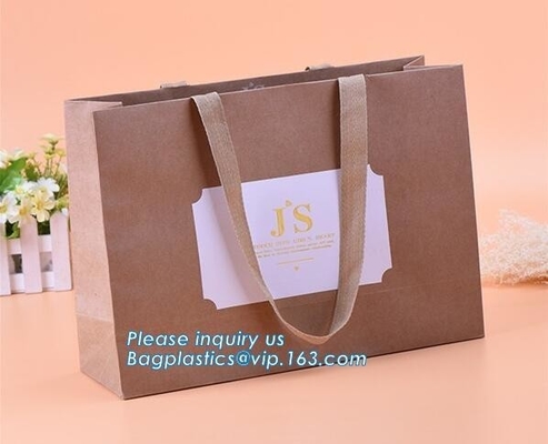 Design Luxury White Custom Craft Recycle Wine Bottle Carrier Packing Bag Gift Shopping Printed Kraft Paper Bag With Hand