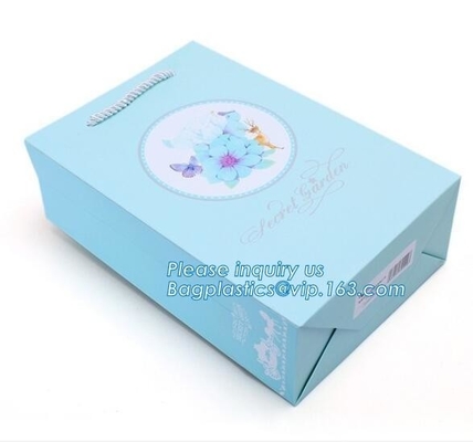 Luxury Custom Printing Unique Large Shopping Carrier Personalised Gift Paper Bags With PP Rope Handle, bagease, package
