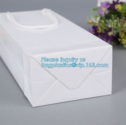 Paper Carrier Bag with ribbon handle,Fantastic carrier bag for taking noodles with handles,Paper Shopping Bags, gift pac