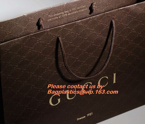 luxury paper shopping bag, recycle kraft paper bag, promotion Christmas gift bag, Personalized wine gift bags with gloss