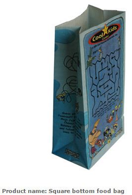 Food paper bread bakery packaging bags with window, Bread packaging no moq custom logo printed clear window kraft paper