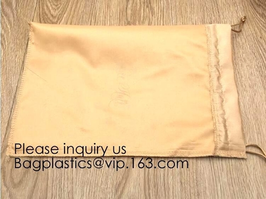 High Quality Gift Small Bag,Gift Shopping Bag,Super Soft White Black Rose Gold Silk Drawstring Bag,Graograin Satin Pouch