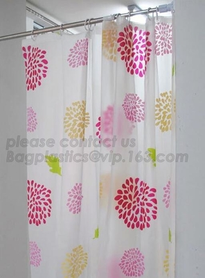 hotel shower curtain, Bathroom Use Decorative Bath Curtain, pvc home goods shower curtainsColor Changing Shower Curtain,