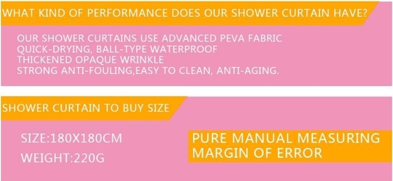 polyester solid color hotel custom shower curtain, polyester jacquard stripe plain dyed colored hotel bathroom shower cu