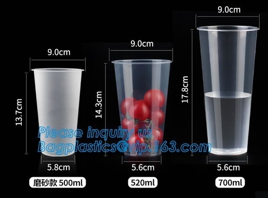 PLA plastic cup PET plastic cup PP plastic cup PS top snack cup Straw,Food takeout plastic box Salad plastic bowl Pulp f