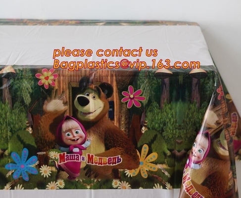 Vinyl Christmas Happy Halloween Banquet Event & Party Supplies Decoration Ployester Tablecloths Table Cover picnics