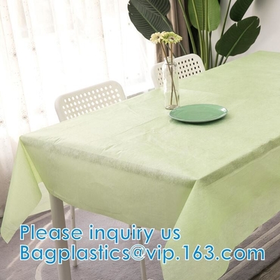 Flannel Backed Tablecloth, Indoor/Outdoor Tablecloth Non Toxic Christmas PVC Vinyl Holiday Kitchen Tablecloth Eco-Friend