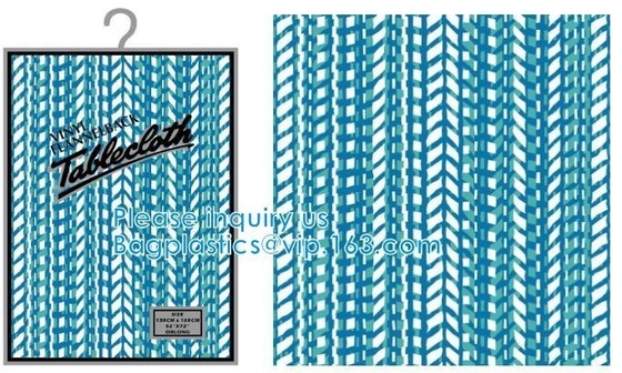 PEVA Flannel backed Tablecloth flow-casting film Odorless and Environmentally Friendly Tablecloth Oblong Rectangle