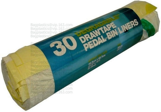 ASTM D6400 100% Compostable Trash Bags, 2.6 Gallon, 9.84 Liter, 100 Count, Extra Thick 0.71 Mils, Food Scrap Bagease pac