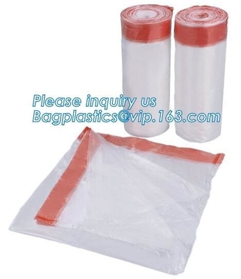 Biodegradable Compostable 13 Gallon Trash Bags Large Tall Kicthen Drawstring Strong Bags for Living Room Bedroom Bin Can