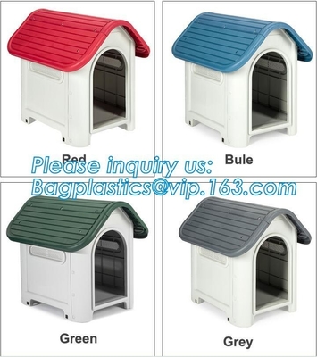 Wholesale luxury pet kennel igloo dog bed house, dog/cat/pet house/large wooden plastic dog house, waterproof pet house