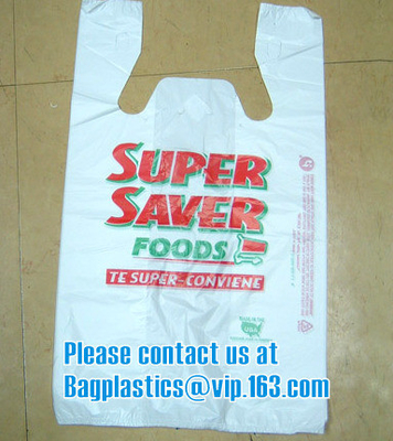 Biodegradbale compostable corn starch Garbage Bag, T-Shirt Bag On Roll, Pe Garbage Bag, China HDPE T-Shirt Bags On Roll