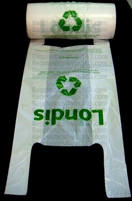 Biodegradable Eco Friendly Compostable starch based Grocery Bio Carry Degradable Corn Starch eco friendly packaging pro