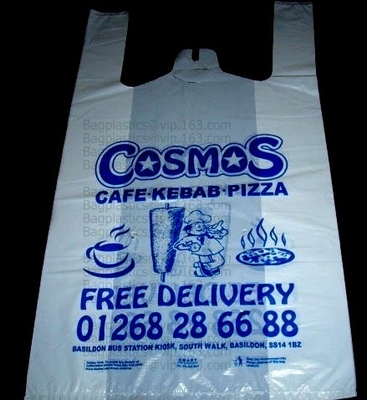 Tie Compostable Shopping Bag Corn Starch Based Wholesale Biodegradable 100% Compostable Bags On Roll