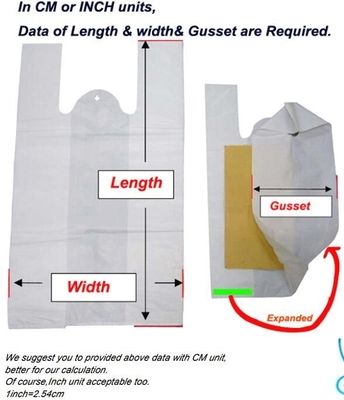 Corn starch PLA Biodegradable Eco Friendly Bags For Bags, Suitable For Grocery Store, Liquor Store, Fruit Market,