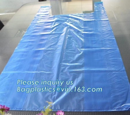 Customized Carry Out Jumbo T Shirt Bags OEM Biodegradable Corn Starch Bio Compostable Bags For Shopping