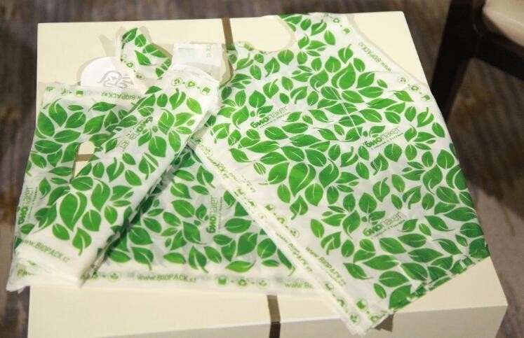 EN13432 BPI OK Compost Home ASTM D6400 Certificates Cheap Compostable 100% Biodegradable Fruits Bag, Vegetable Fruit Rol