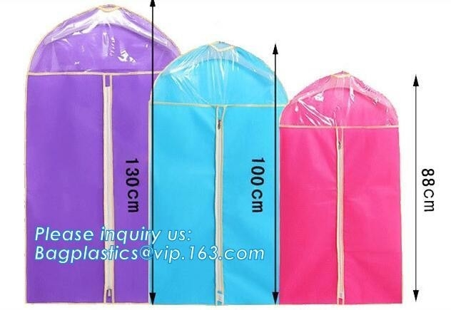 Promotional Customized Nonwoven Garment cover, garment bags, garment sacks, suit cover, dress cover, cover bags, dust co