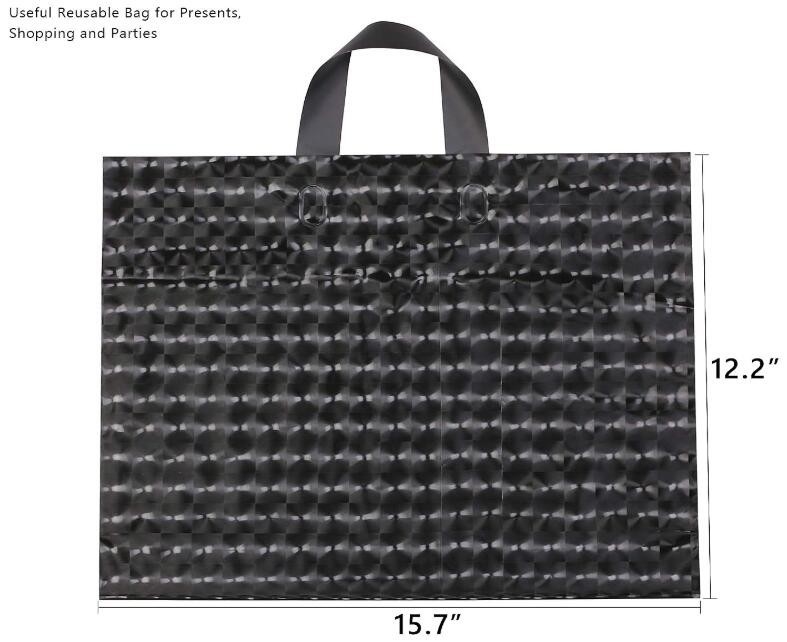 Shopping Totes Merchandise Bags, Retail Clothing Grocery Boutique Shopping Bags With Handles, Christmas Gift Bag